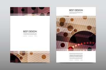 Brochure layout template flyer design vector, Magazine booklet cover abstract background