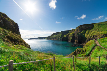 Beautiful landscape of cliffs in Ireland