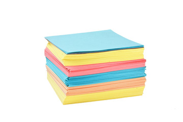 stack of paper to record