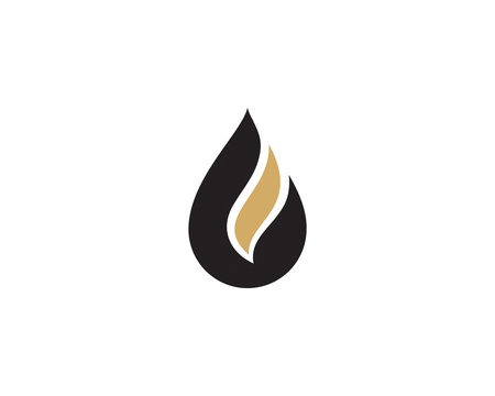 Oil & Water Drop Logo 2