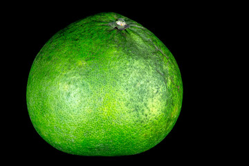 Pomelo Isolated on a Black Background