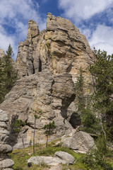 Cathedral Spires / Scenic rock formations in the Black Hills of South Dakota.