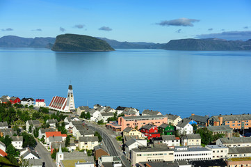 view of Hammerfest City, Norway