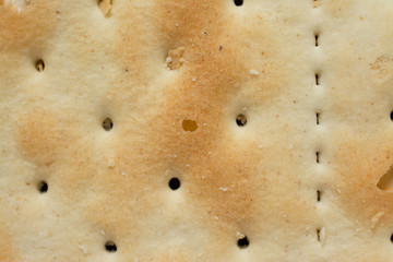Texture of a cracker as background