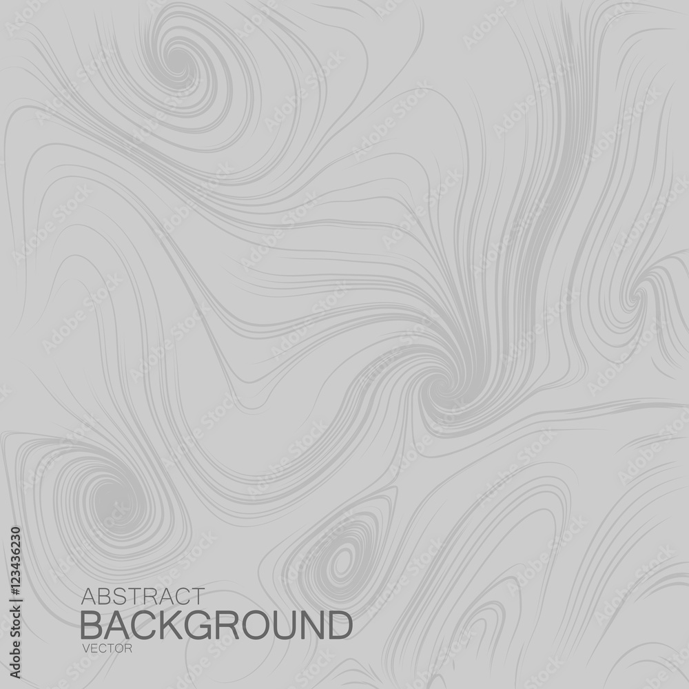 Poster abstract artistic curl background with swirled stripes.