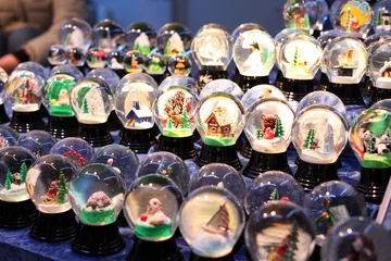 Foto auf Acrylglas Christmas Market in Vienna © vikovik