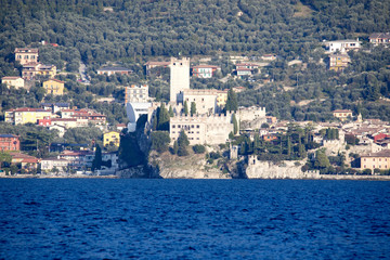 Fototapeta premium VIEV OF MALCESINE, ITALY SEPTEMBER 23.2016 Vief of Malcesine, Italy September 24. 2016