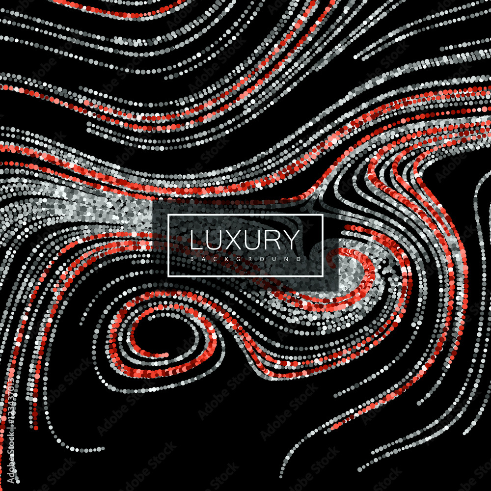 Poster luxury background with shiny ruby glitters