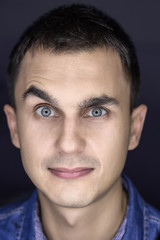 Obraz premium Close-up man's portrait