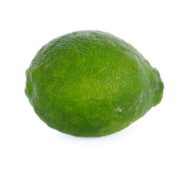 big  lemon isolated on white background