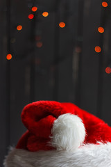Santa Claus hat with bauble