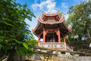 View of the Long Son Pagoda