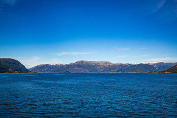 Obraz na płótnie Canvas Fjord