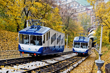 Funicular. Kiev, Ukraine. Kyiv, Ukraine