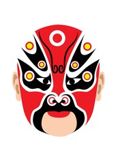 Chinese Peking opera mask