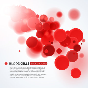 Blood cells background
