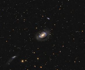 Distant galaxies in Coma Berenices constellation