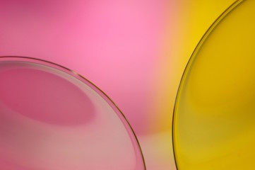Oil and Water - pink and yellow (163)