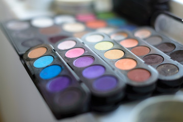 shadow eyebrows closeup