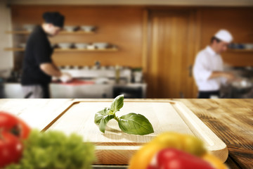 cook chef and table place 