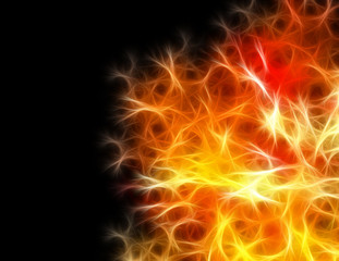 Digital abstract fractal computer generated