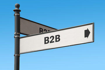 Obraz premium Schild 175 - B2B