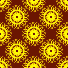 Colorful abstract fractal pattern