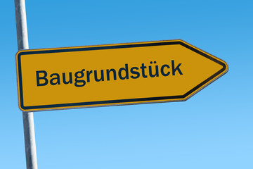 Schild 65 - Baugrundstück