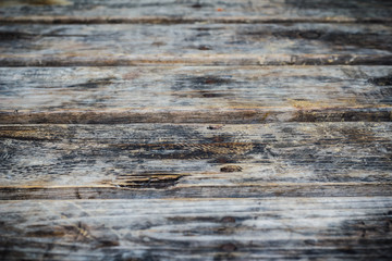 Naklejka premium Old wood table.