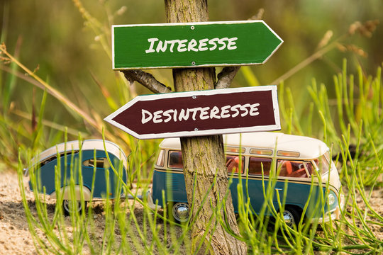 Schild 164 - Interesse