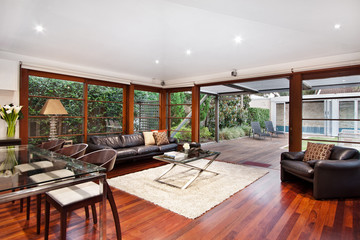 Modern living room, spacious great room