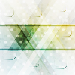 Vector background with abstract square composition.