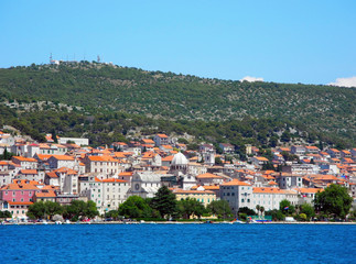 Fototapeta na wymiar Cityscape of Sibenik, Croatia.
