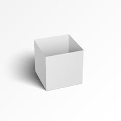 white cube mockup