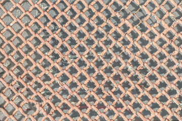 old metal grid, great background or texture for your project