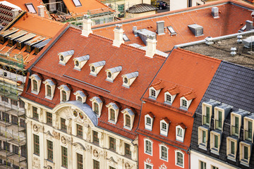 Altbaufassaden in Dresden
