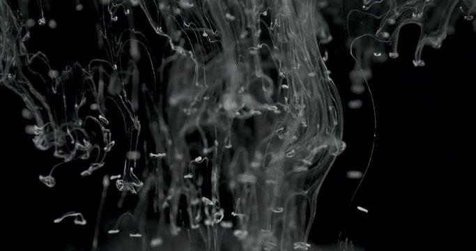 Creative Ink In Water. Cosmic interstellar concept with macro ink in water  effect looking something more astronomical. 