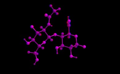 Molecular structure of hyaluronic acid
