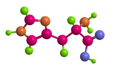 Molecular structure of L-histidine