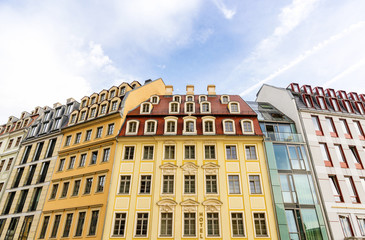 Altbaufassaden in Dresden