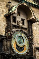Die astronomische Uhr am Altstädter Rathaus in Prag, Tschechische Republik