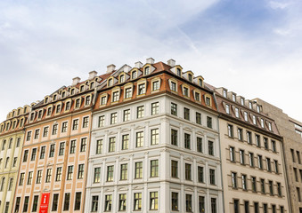 Altbaufassaden in Dresden