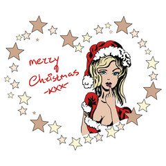 Vrolijk kerstfeest - kerstkaart