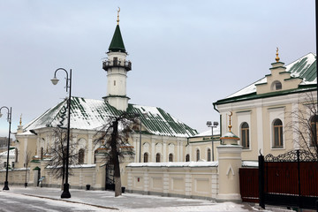 The First Cathedral Mosque in Kazan, built in 1766-1770 by Cathe