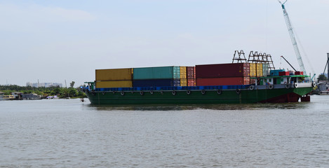 boat on river