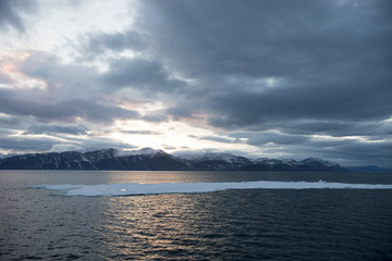 Sunset in Greenland