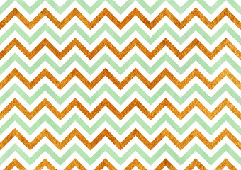 Watercolor stripes background, chevron.