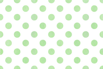 Watercolor polka dot background.