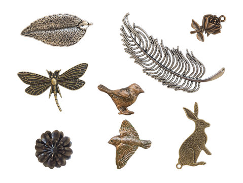 Vintage metal elements