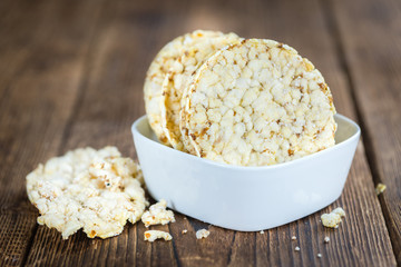 Portion of Corn Waffles